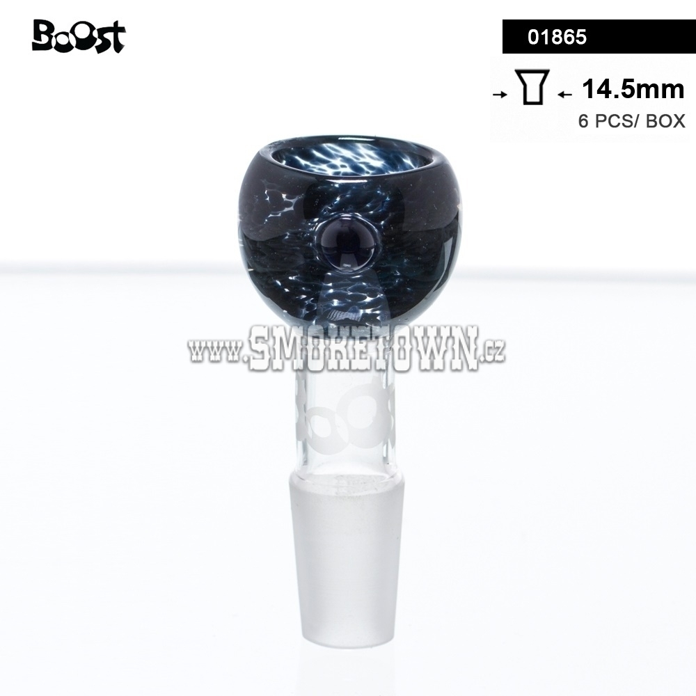 Boost | Fumed Glass Bowl-Black SG14