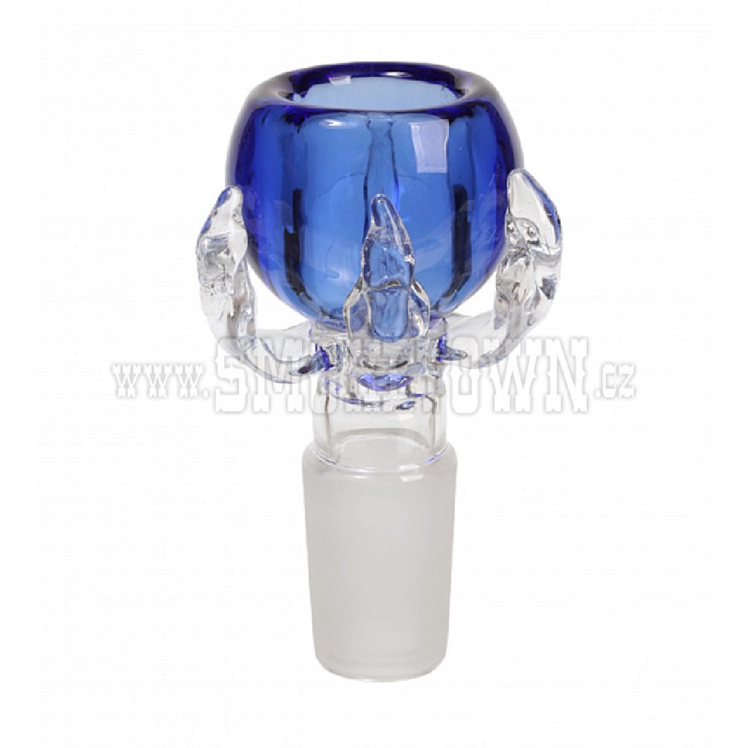 Grace Glass Bowl Dragon Paw Blue  SG18
