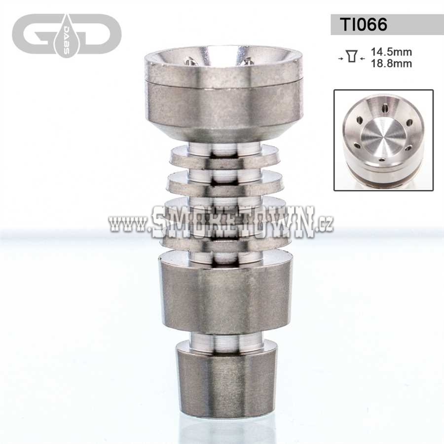 Grace Glass Titanium Domeless Nail SG14xSG18