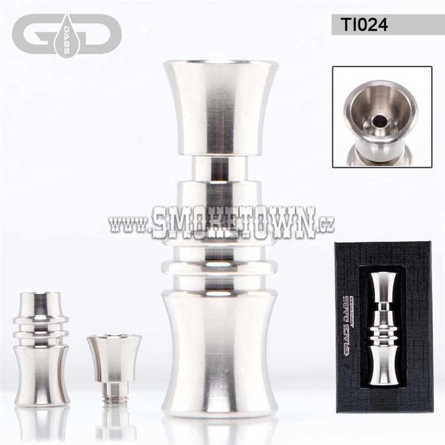 Grace Glass Titanium Domeless Nail Removable Head SG18