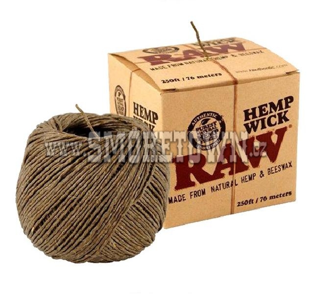 RAW Hemp Wick XXL - 76m