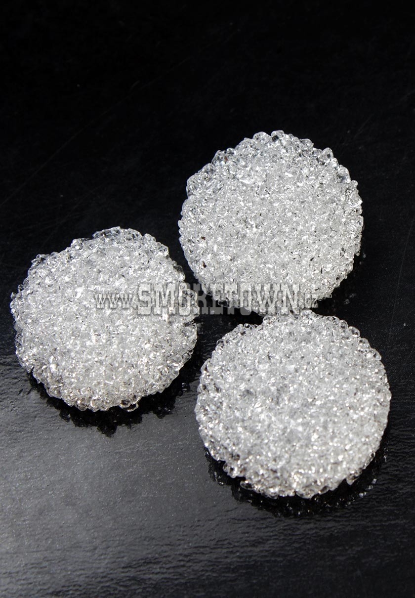 Black Leaf Frit Glass Screen 3ks 15mm