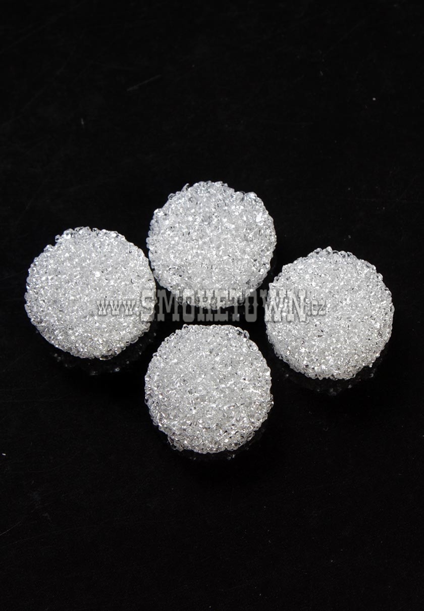 Black Leaf Frit Glass Screen 4ks 12.5mm