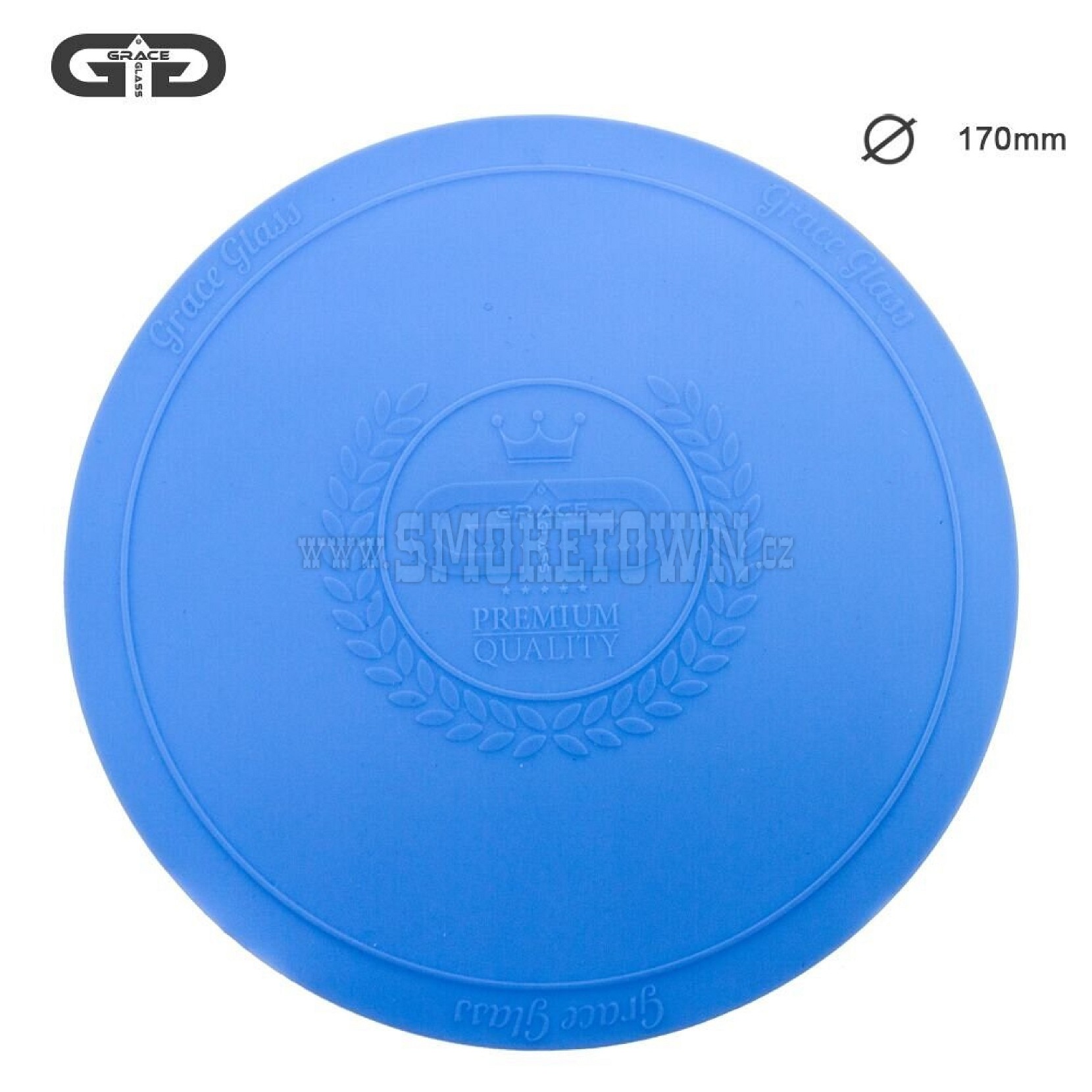 Small Silicone Pad Under Bong Blue