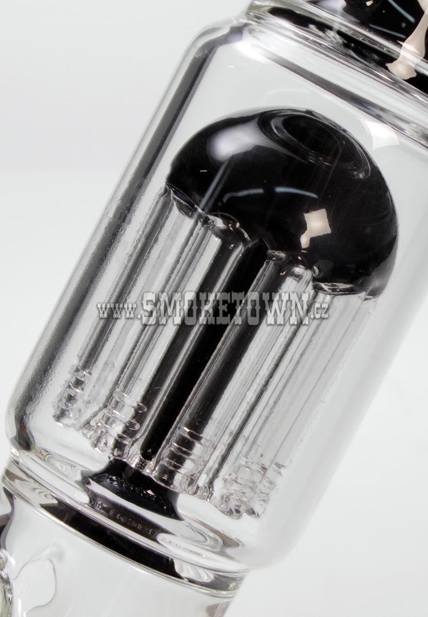 Blaze Glass Mushroom Icebong 10-Arm Percolator Black 42cm