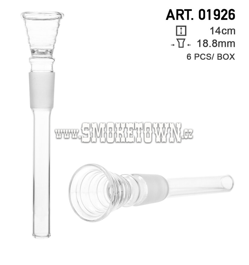Glass Chillum SG18 14cm Small Hole #2