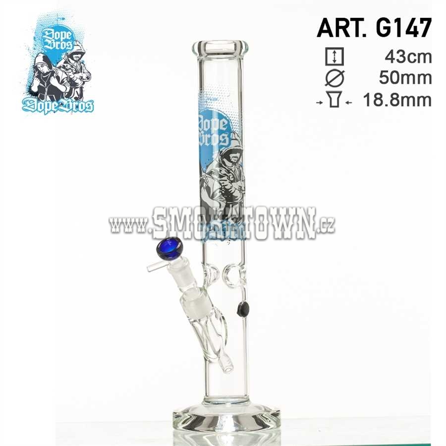 Dope Bros ICE Glass Bong Straight 43cm