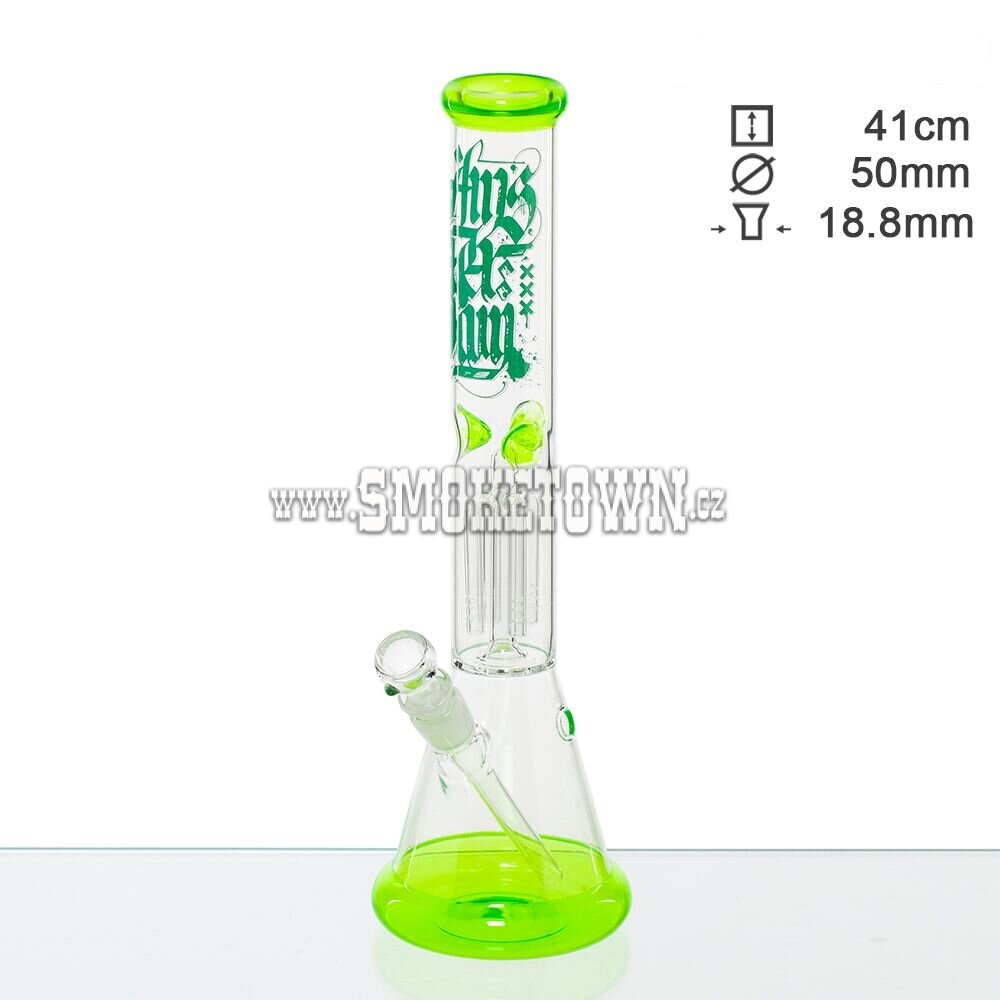 Amsterdam XXX Icebong 4-Arm Percolator Green 41cm