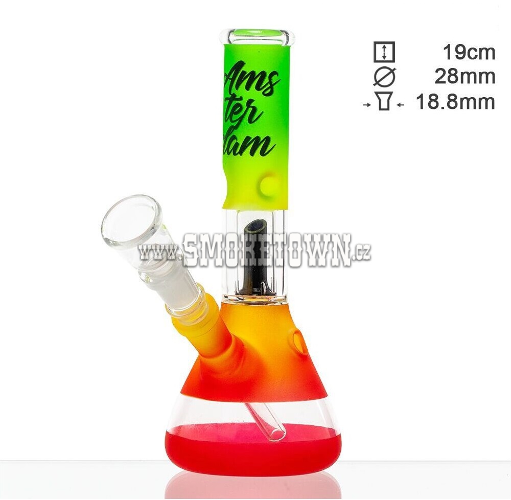 Amsterdam XXX Rasta Icebong Dome Percolator 19cm