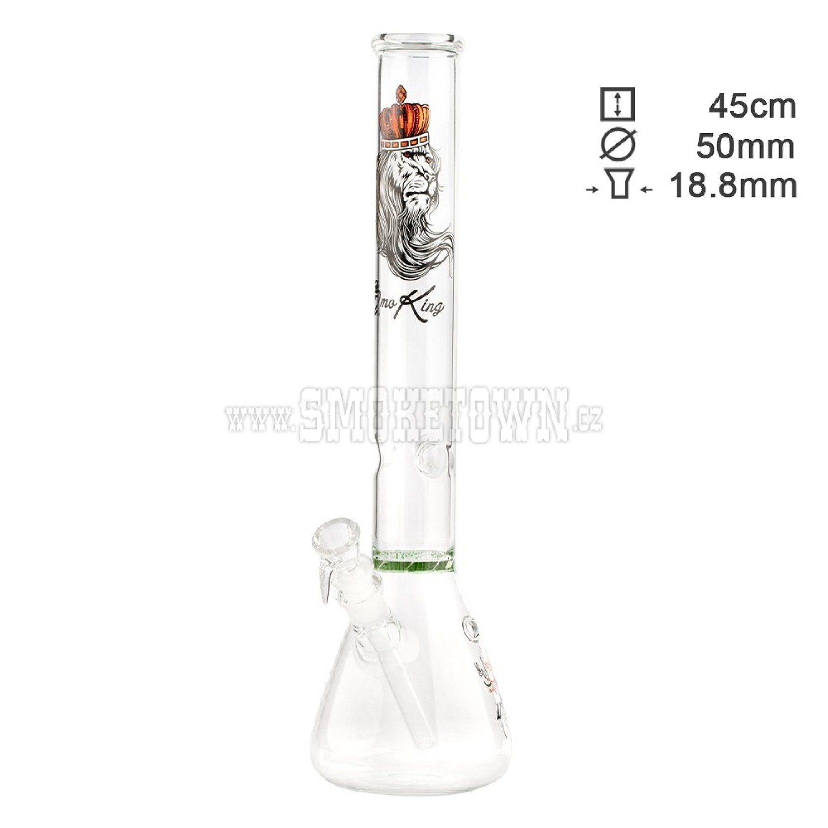 SmoKing Lion ICE Glass Bong Cone 45cm