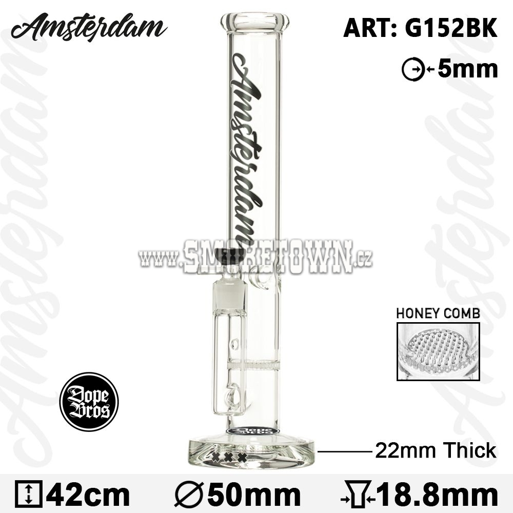 Dope Bros Hammer Icebong HoneyComb Black 42cm