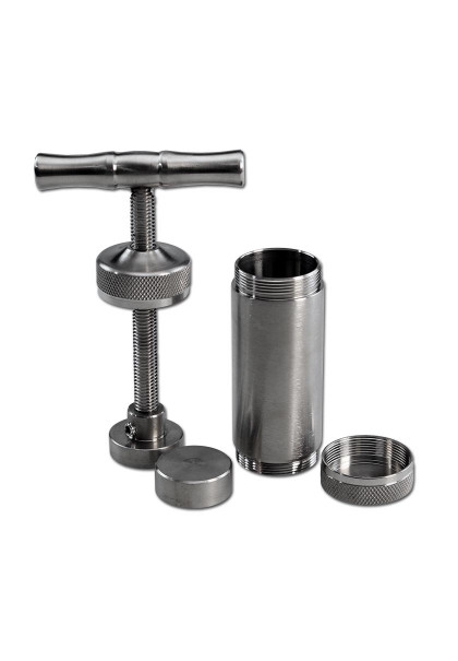 Black Leaf T-Press Stainless Steel Pollen Presser