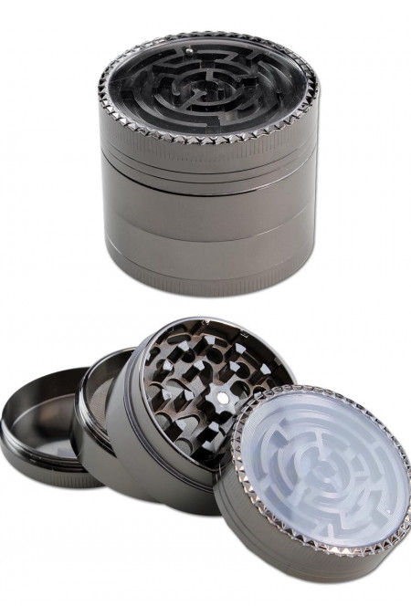 Black Leaf Labyrinth Grinder 4-part - Titan