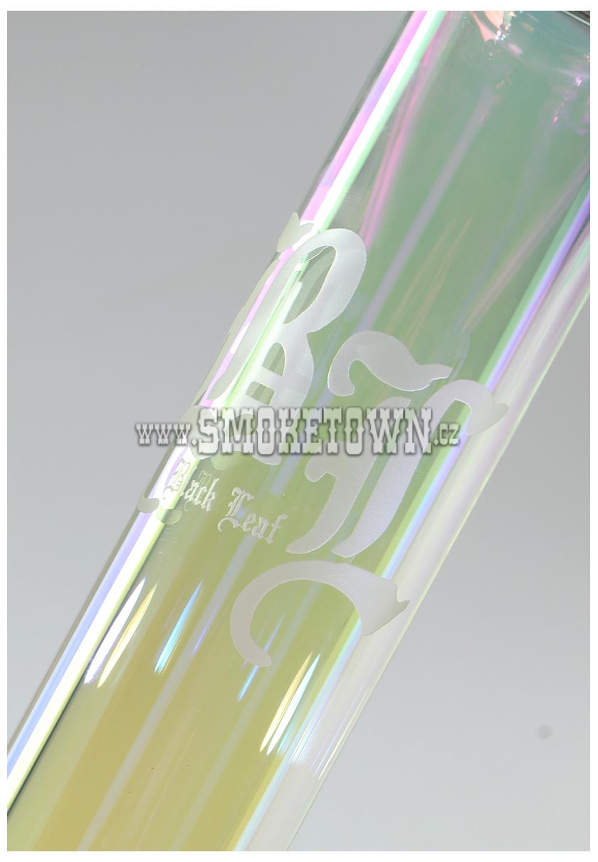 Black Leaf Neverland Glass Bong Metalic Grey Cone 54cm