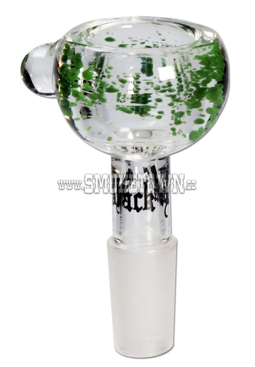 BL Glass Bowl massive 6-7mm Hole Green SG14