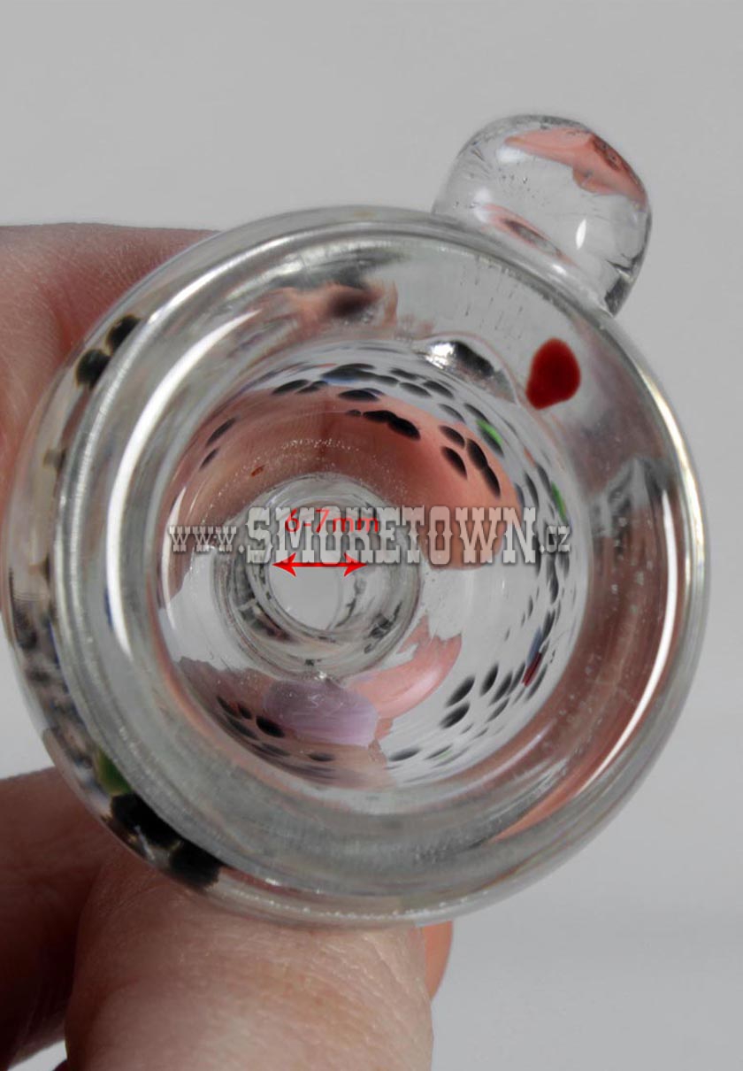 BL Glass Bowl massive 6-7mm Hole Green SG14