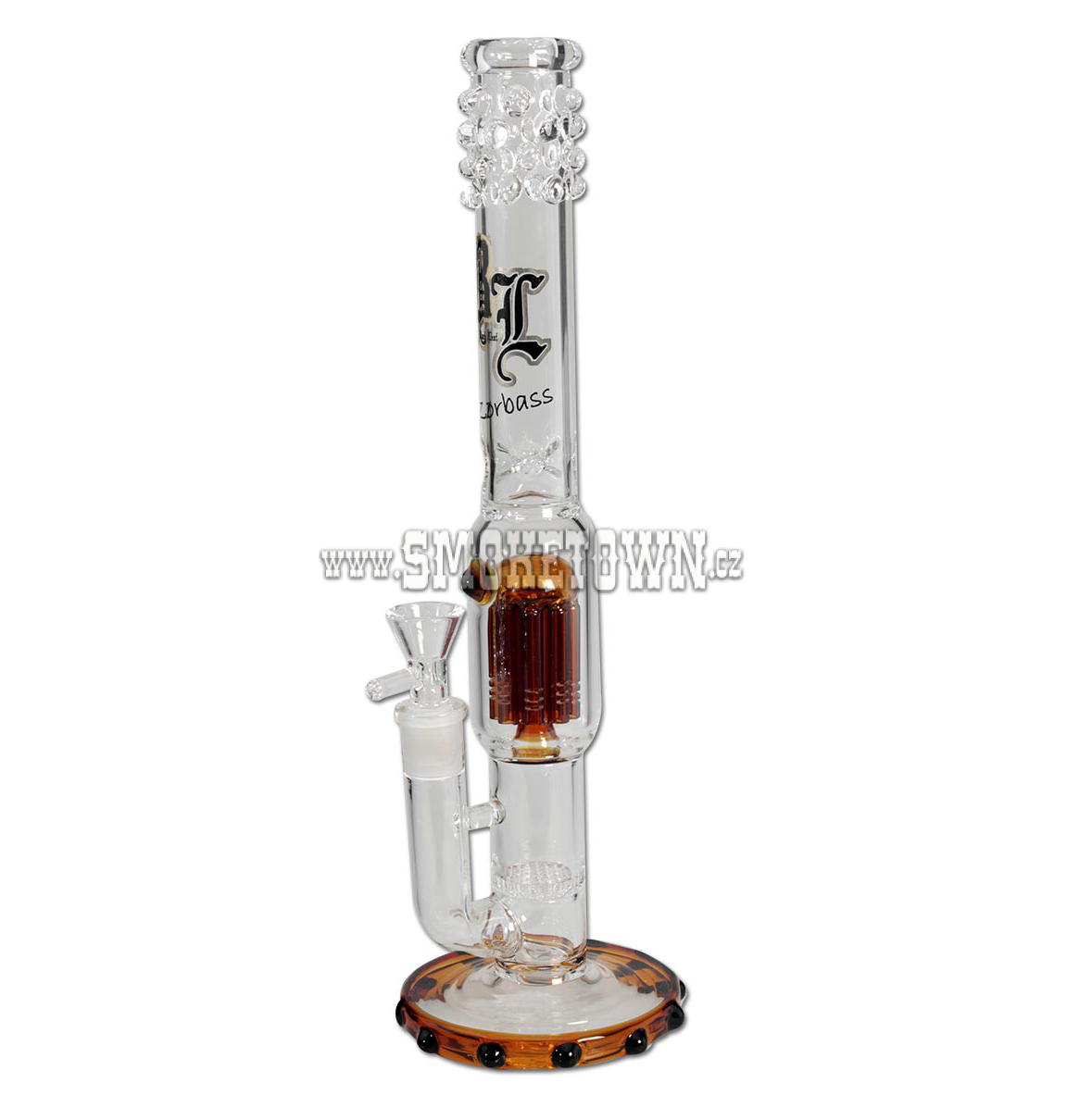 Black Leaf Zorbass Icebong 9-Arm Percolator Brown 33cm