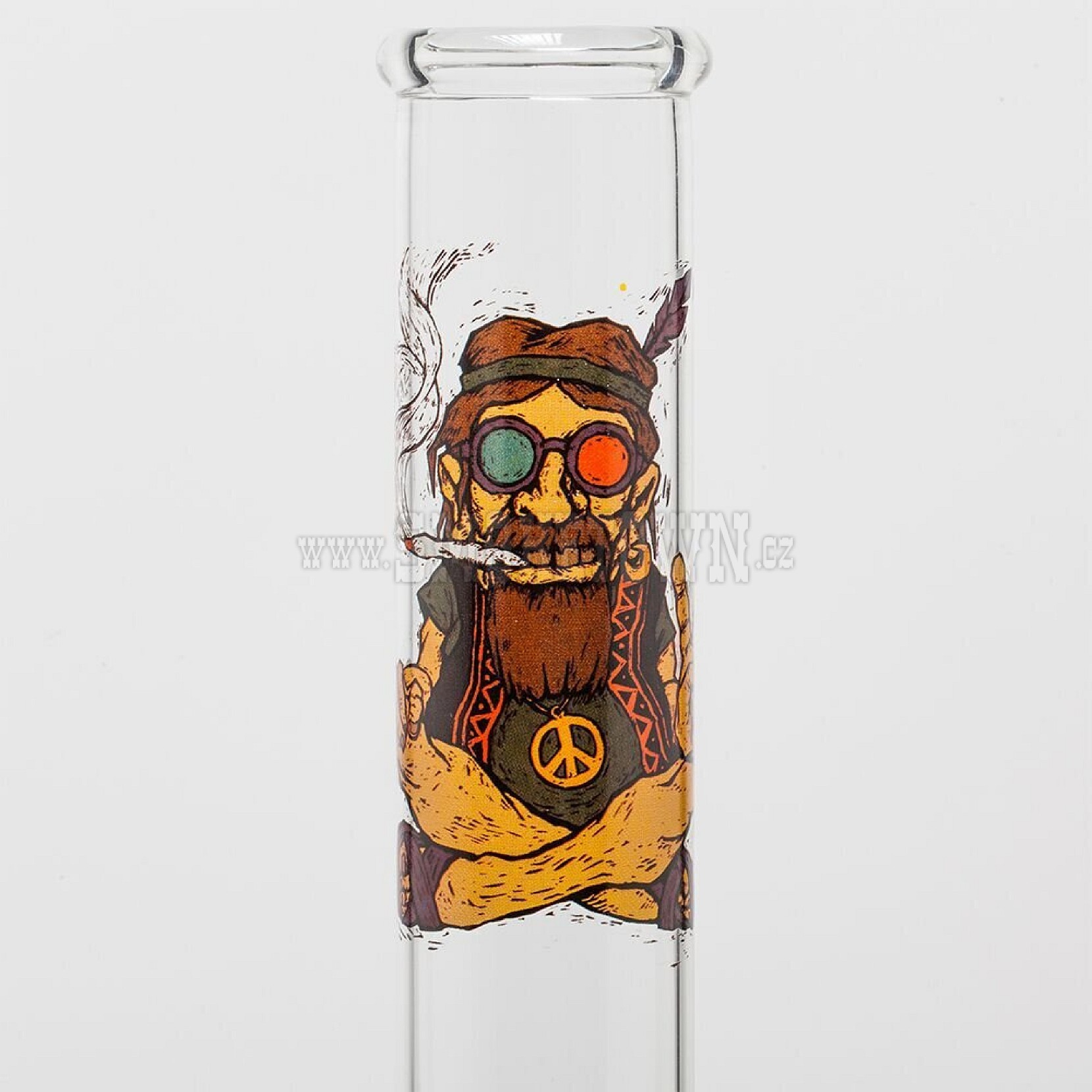 SmoKing Hippie Glass Bong Cone 30cm