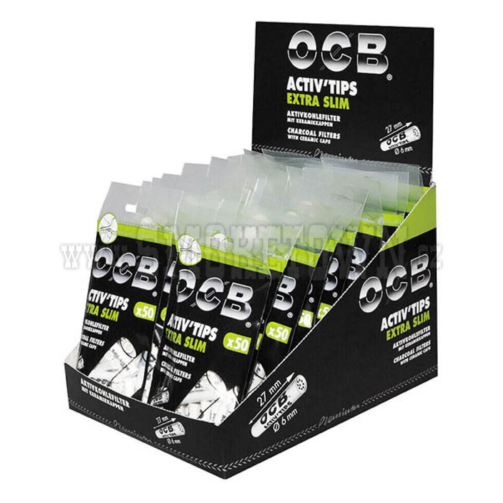 OCB Activ Tips Extra Slim 50ks