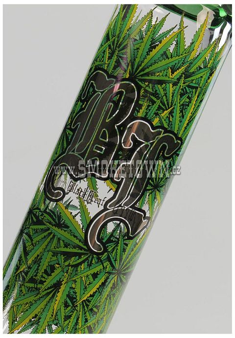 Black Leaf Leaves Icebong 10-Arm Percolator Green 44cm