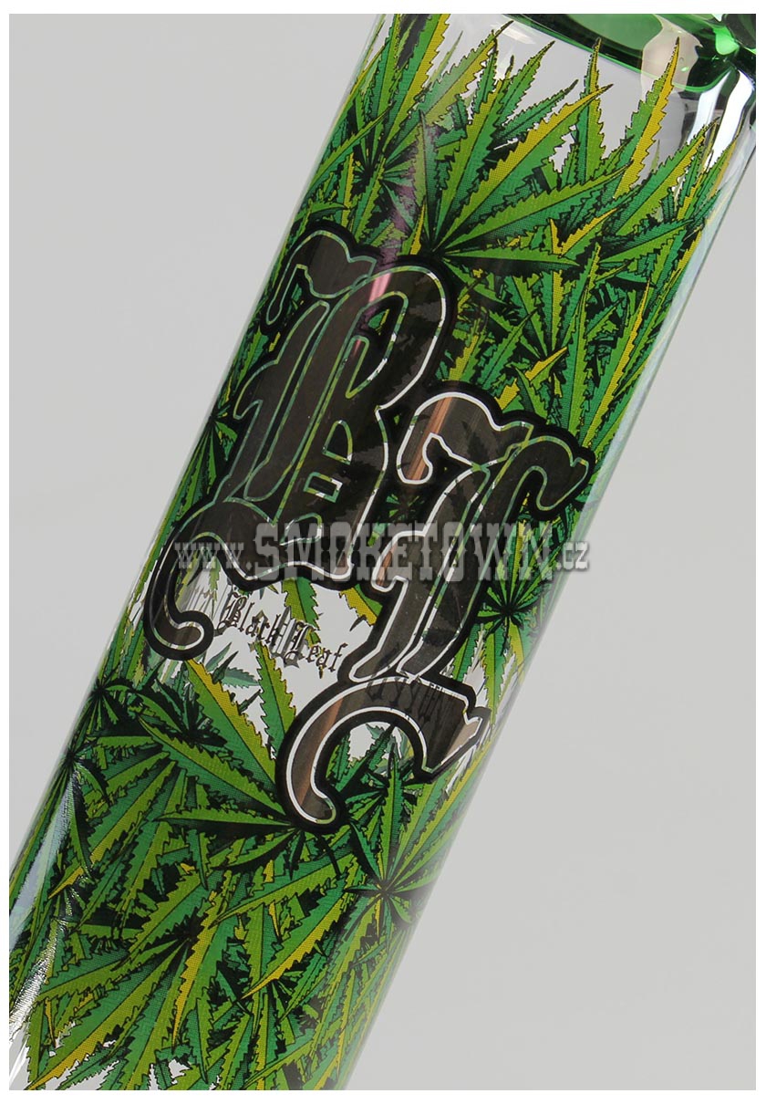 Black Leaf Leaves Icebong 10-Arm Percolator Green 44cm