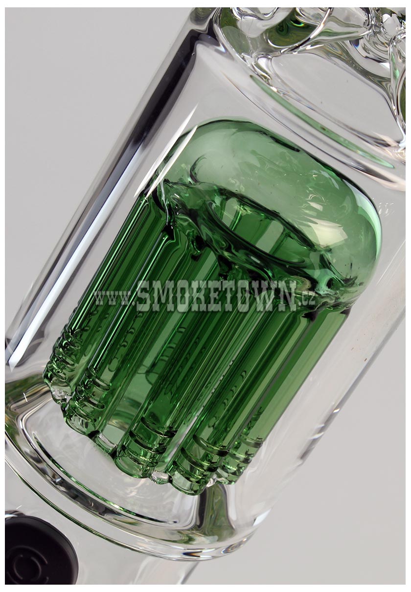 Black Leaf Leaves Icebong 10-Arm Percolator Green 44cm