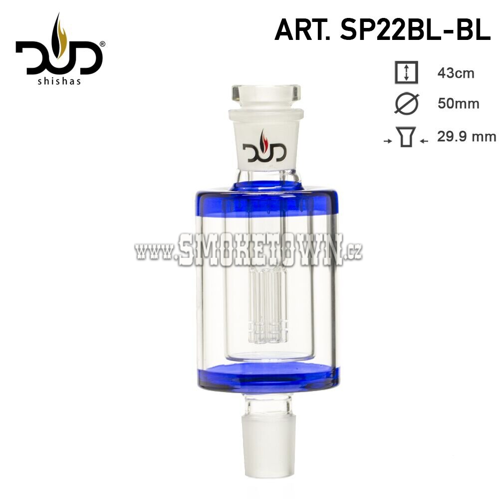 DUD Shisha Hookah Percolator Blue 20cm