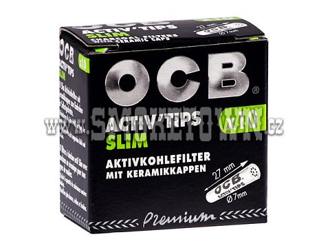 OCB Activ Tips Slim 10ks