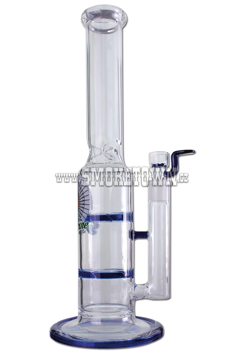 Black Leaf Icebong 2xTurbine Percolator Blue 38cm