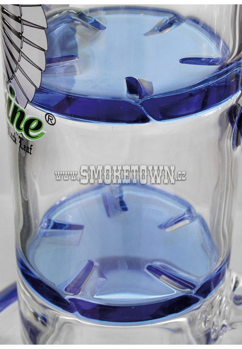 Black Leaf Icebong 2xTurbine Percolator Blue 38cm