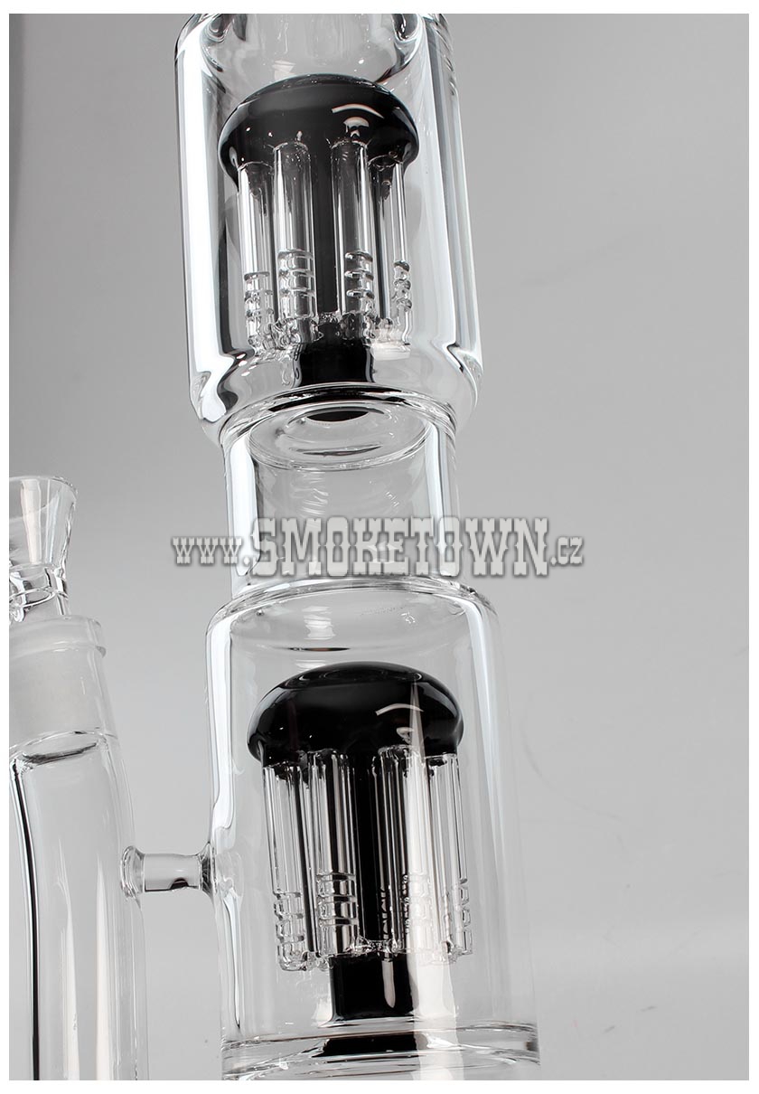 Black Leaf Icebong 2x10-Arm Percolator Black 48cm