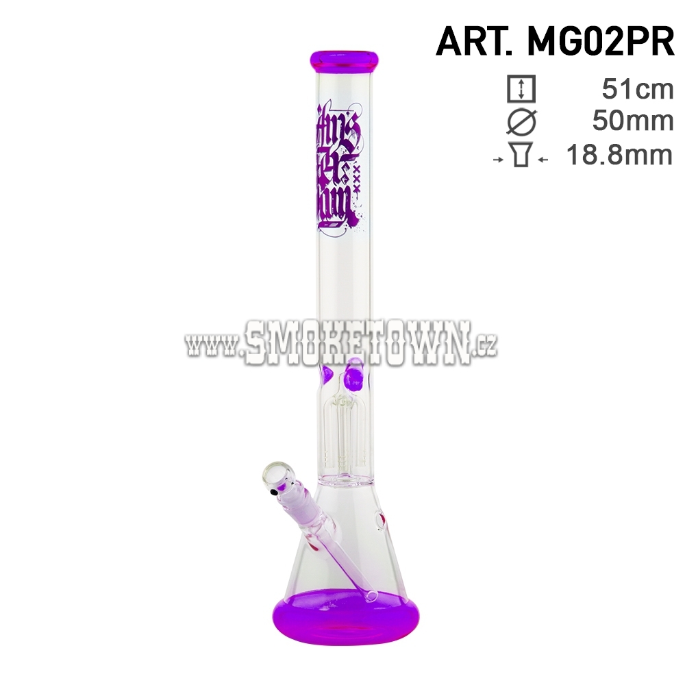 Amsterdam XXX Icebong 4-Arm Percolator Purple 51cm