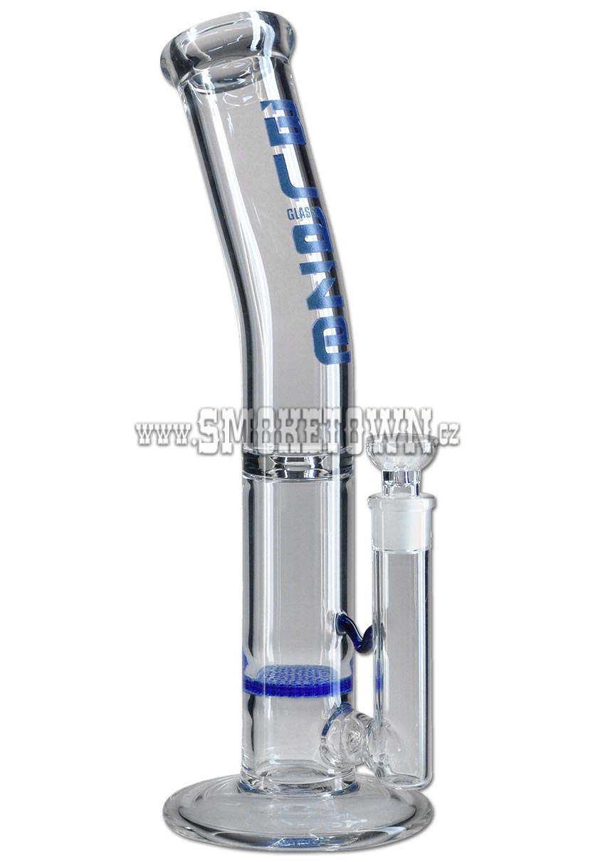 Blaze Glass Icebong HoneyComb Blue 34cm