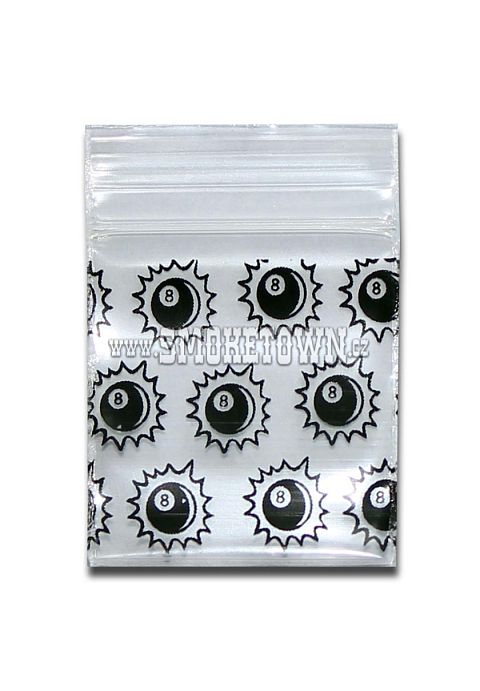 Zip-Lock Bag 25x25 100ks Billard 8-Ball