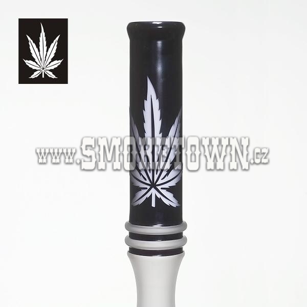 Black Sand Glass Bong Straight 53cm