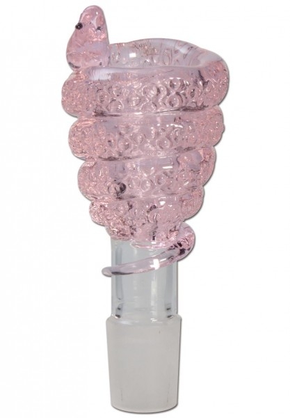 Glassbowl Viper coloured Pink SG18