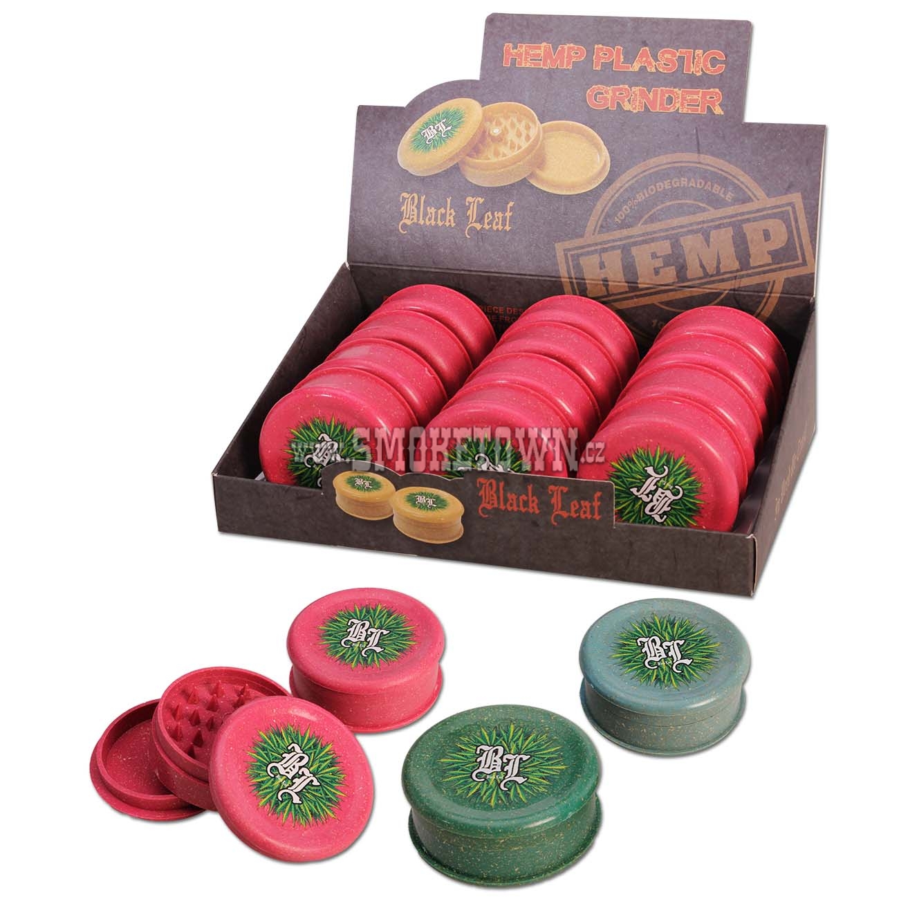 BL Hemp Plastic 3-part Green