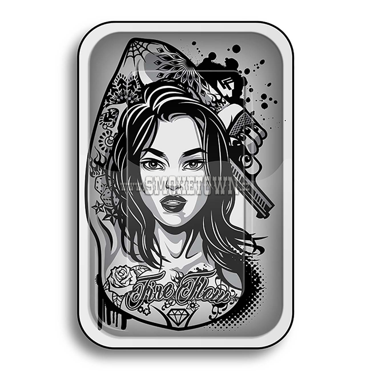 Tray Tattoo Girl 27x17cm
