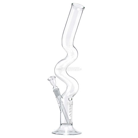Glassic Bowel Glass Bong Curved 50cm
