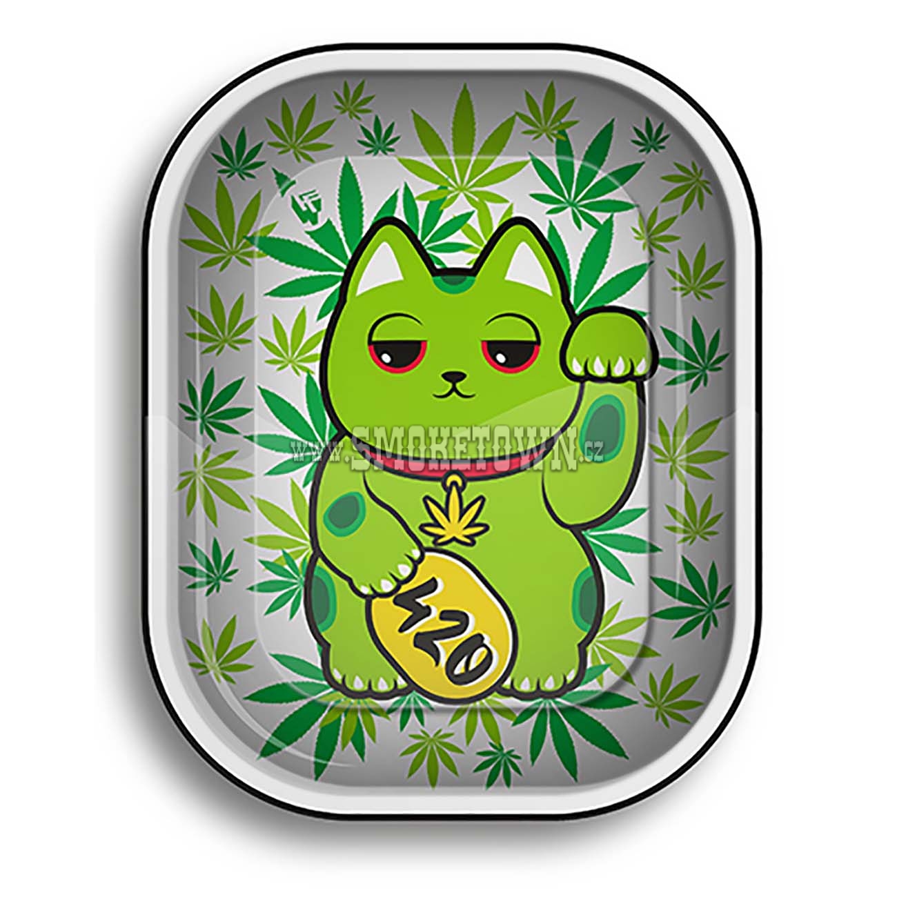 Tray Maneki Neko 18x14cm