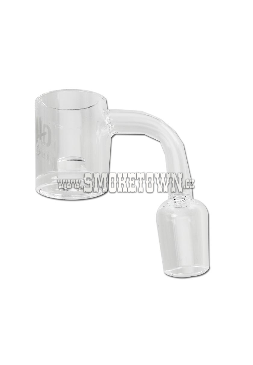 Oil Black Leaf Quartz Banger with Reactor SG18