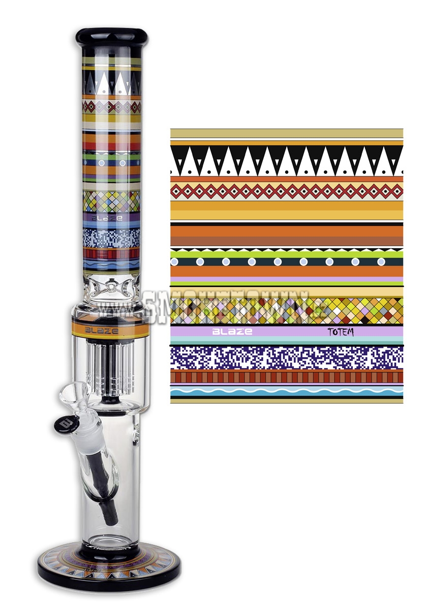 Blaze Totem Ice Bong with 10-Arm Percolator 49cm