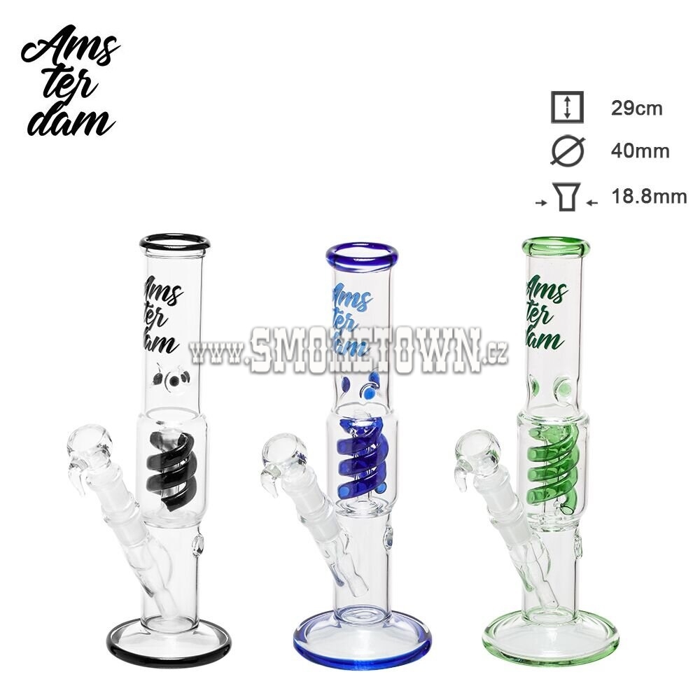 Amsterdam Glass Bong Mix 28cm