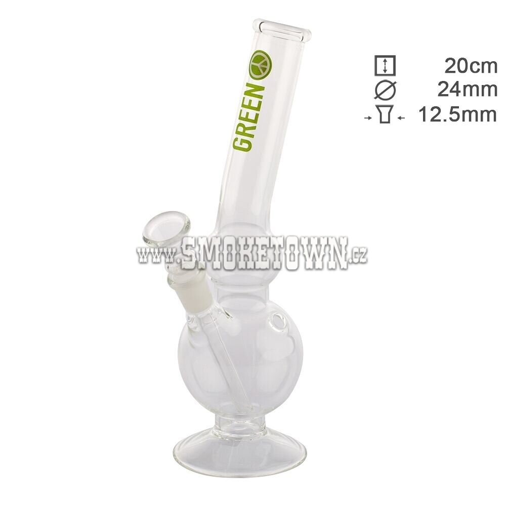 Greenline Glass Bong Peace 20cm