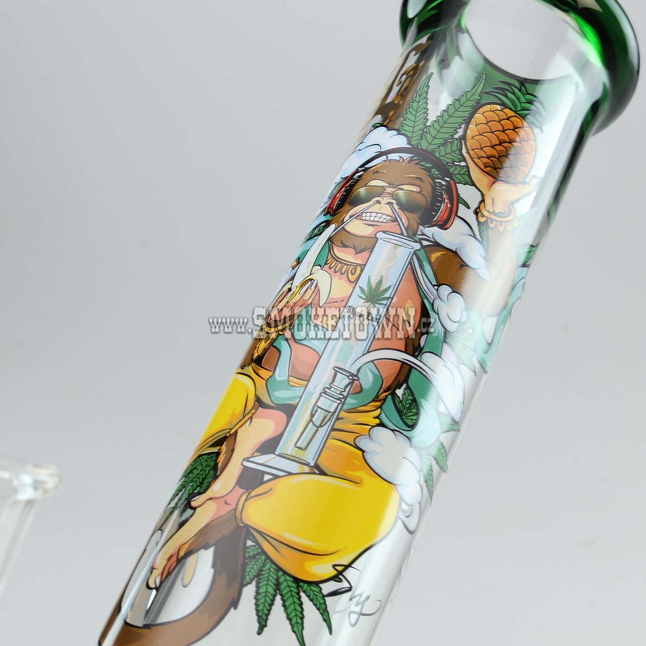 Black Leaf Hanuman Flask Bong Ice 40cm