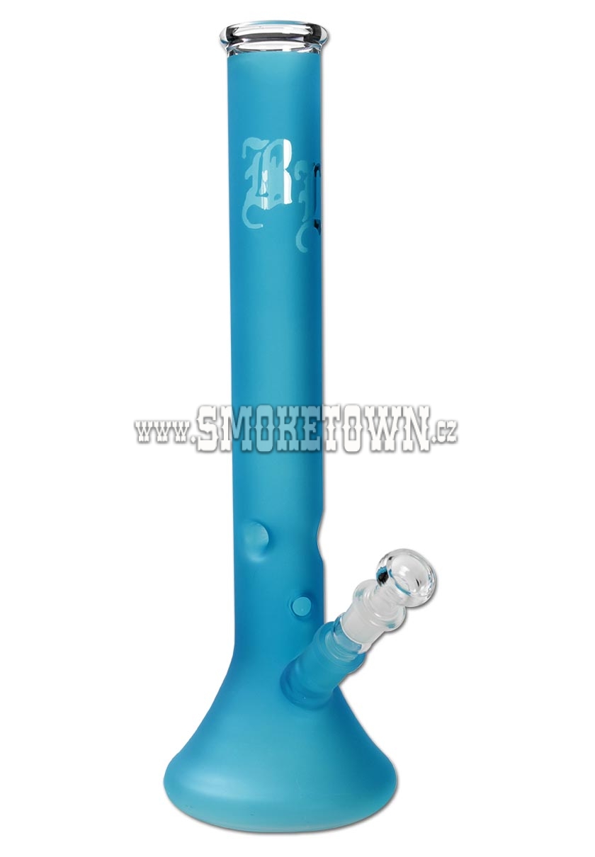 BL Glass Bong Ice neon Blue 41cm