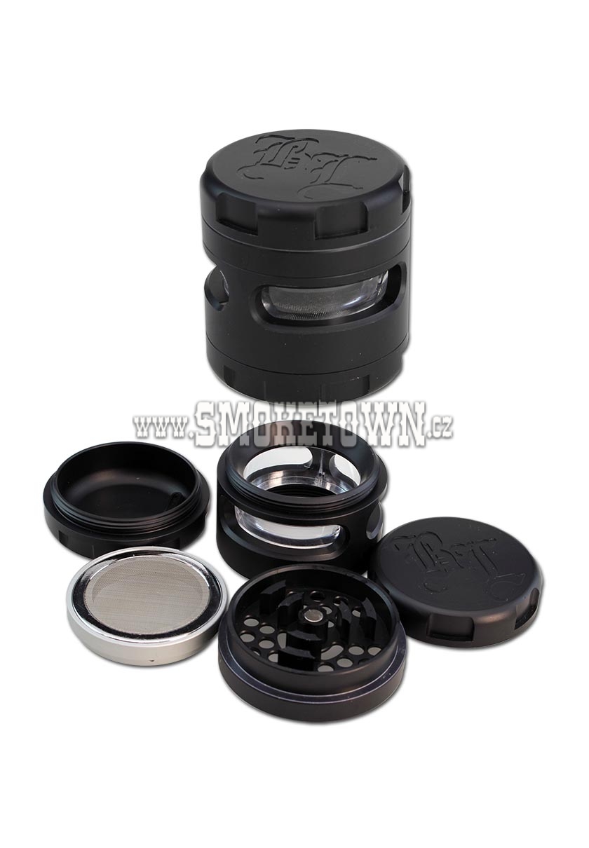 BL Windoz Aluminium Grinder 4-part Black