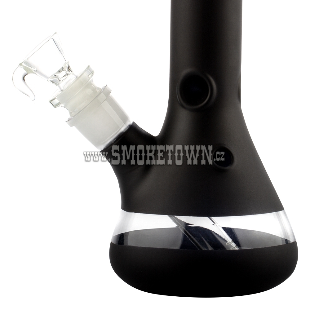 Boost Pro Beaker Glass Bong Black 45cm