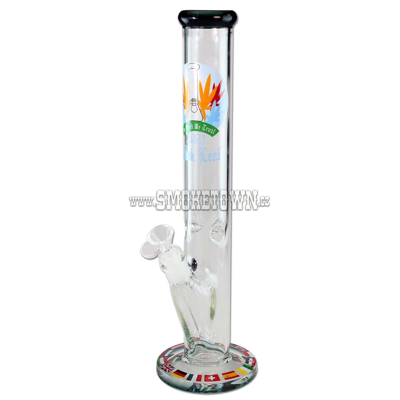 Black Leaf Europameister 2021 Cylinder Bong Ice 39cm