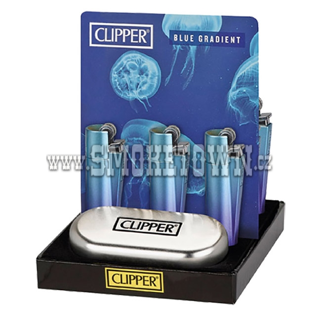 Kovový Clipper - Blue Gradient